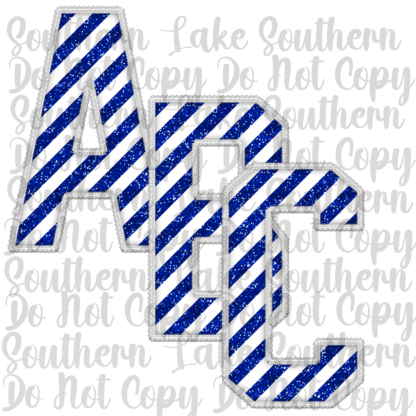 Candy Cane Dark Blue Alpha Digital Set