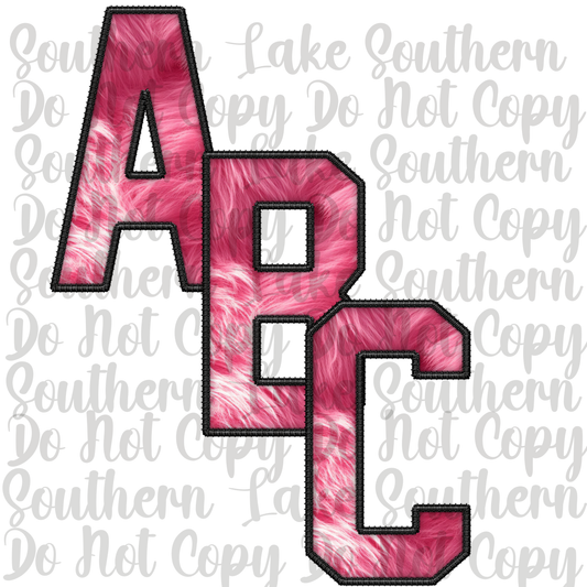 Grinch Fur Pink Alpha Digital Set