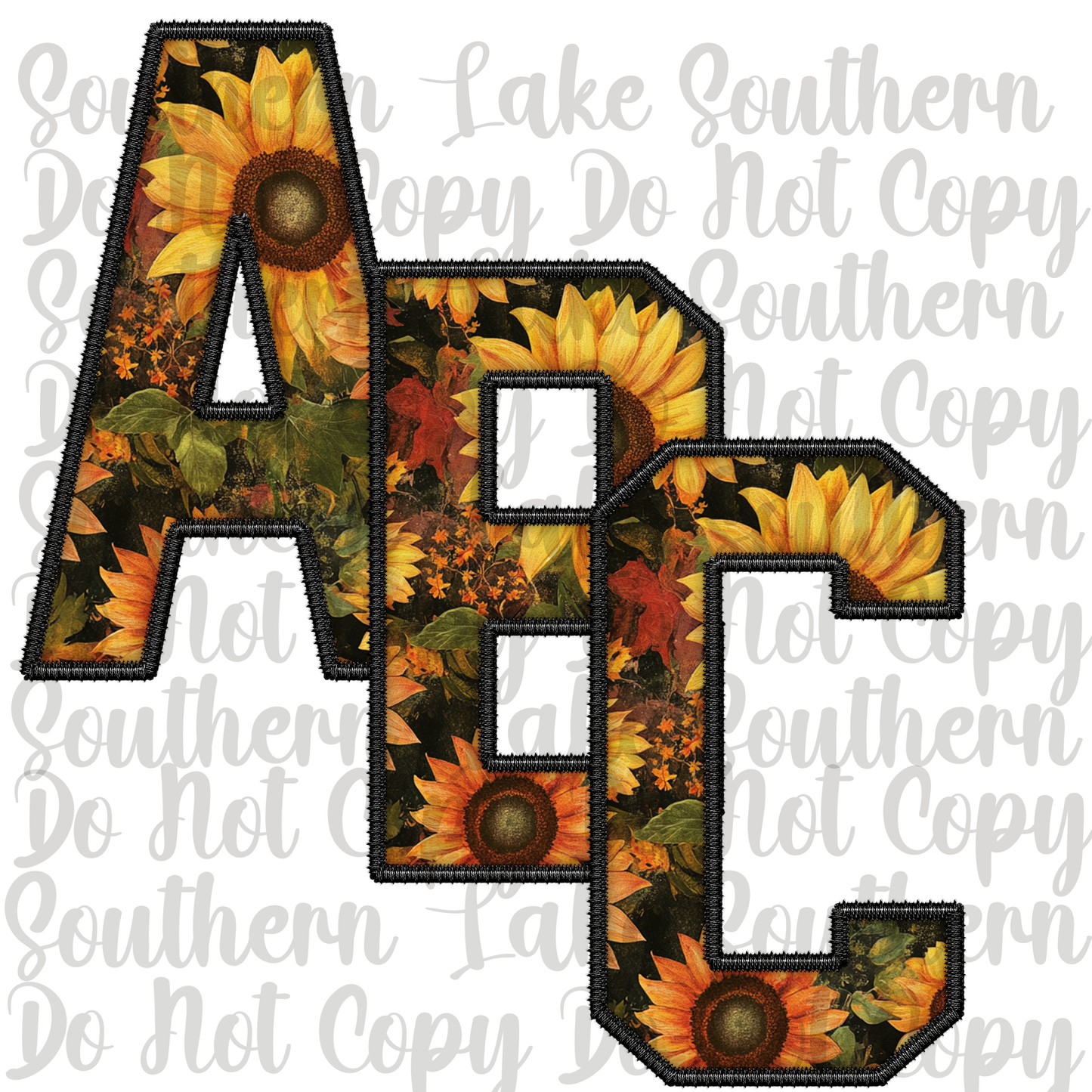 Sunflower Dark Alpha Digital Set