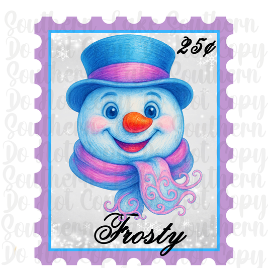 Pastel Frosty Stamp Digital