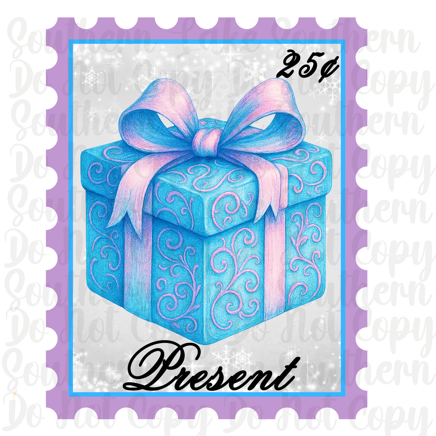 Pastel Present Stamp
