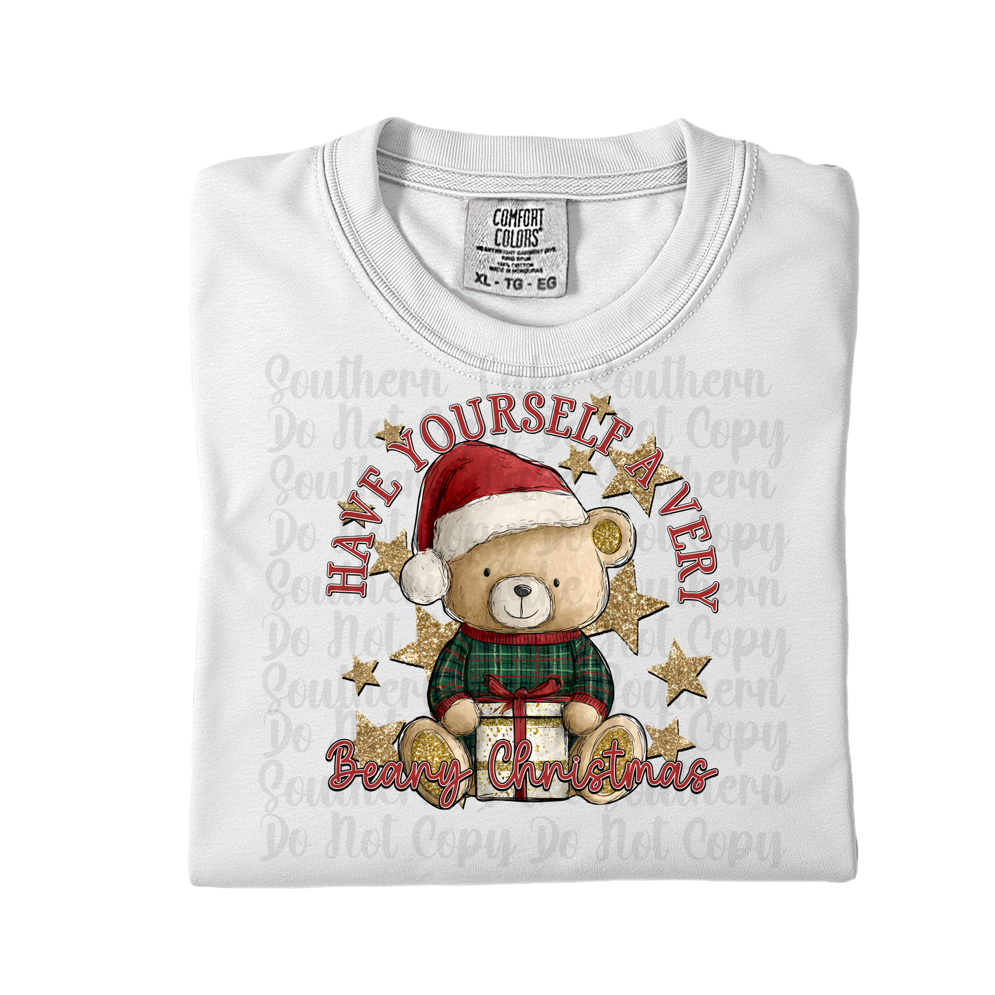 Have Yourself A Very Beary Christmas DTF Single Print