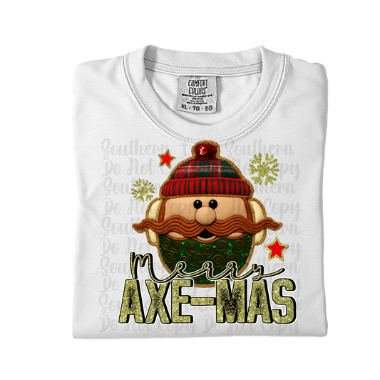Merry Axe-Mas DTF Single Print