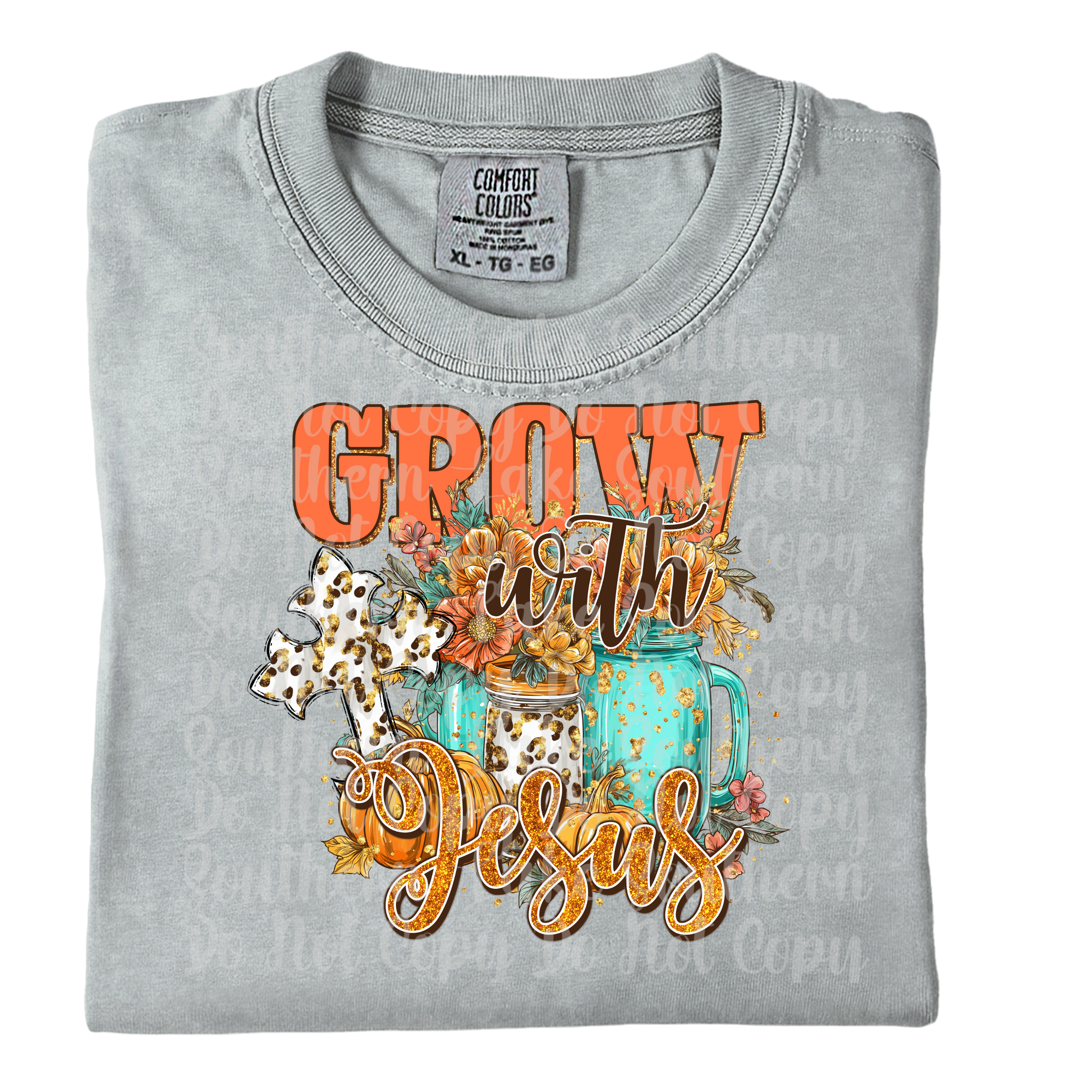 Grow With Jesus Single DTF Prints