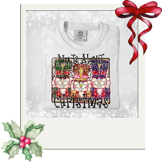 Nuts about Christmas DTF Single Print