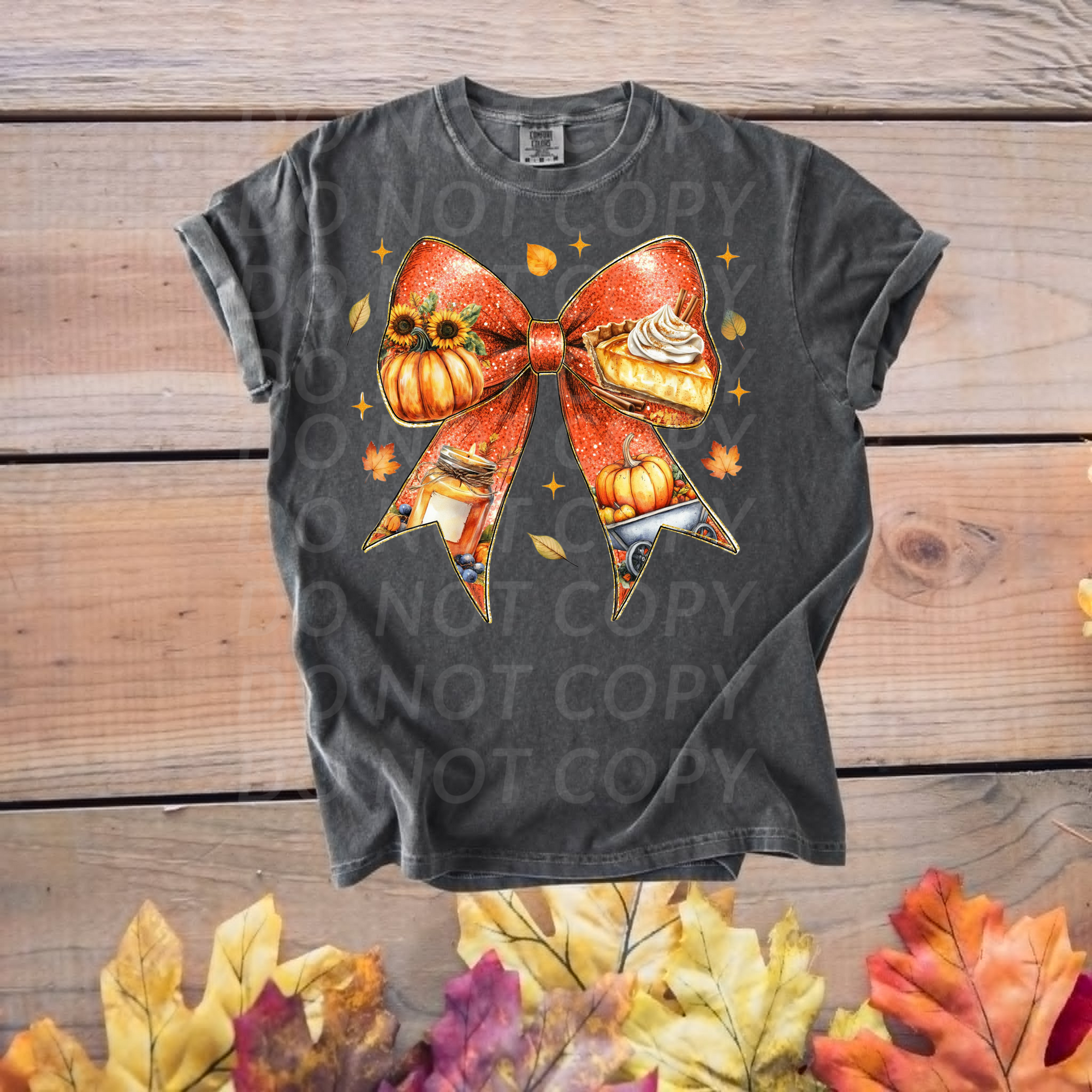 Fall Bow ...DTF Single Print