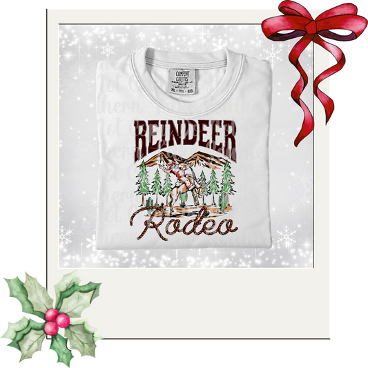 Reindeer Rodeo DTF Single Print