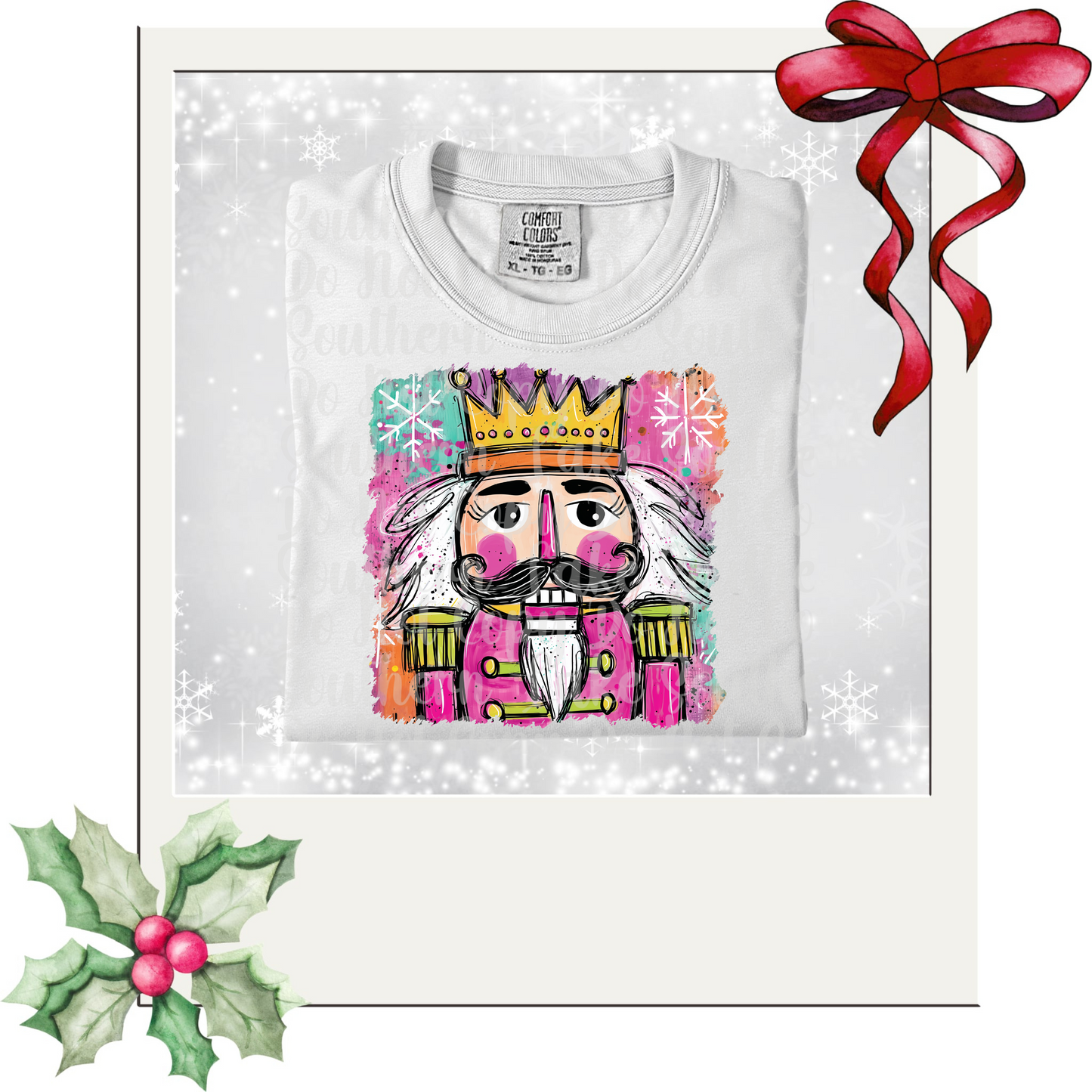 Preppy Nutcracker DTF Single Print