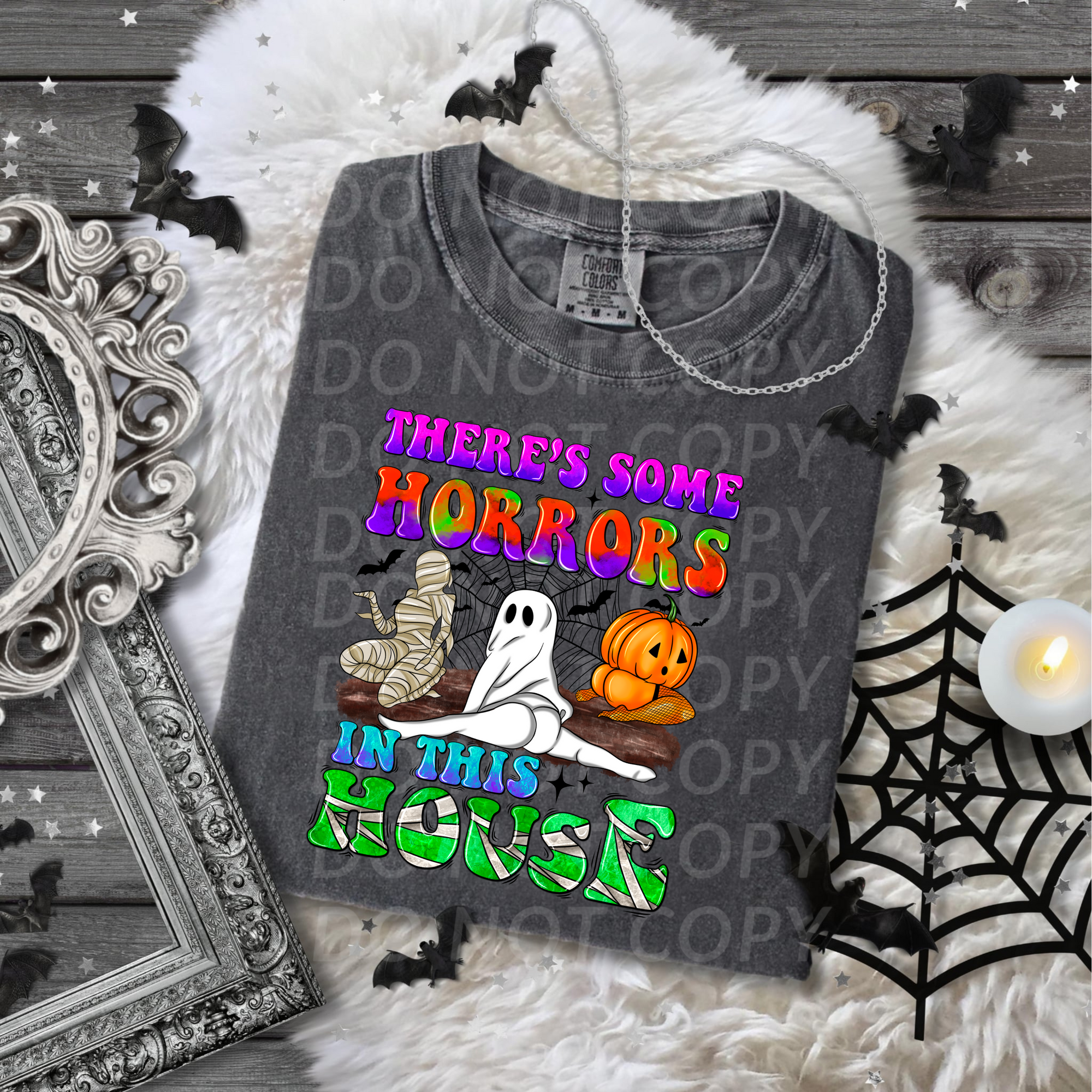 There's Some Horrors in this House (Colorful)...DTF Single Print