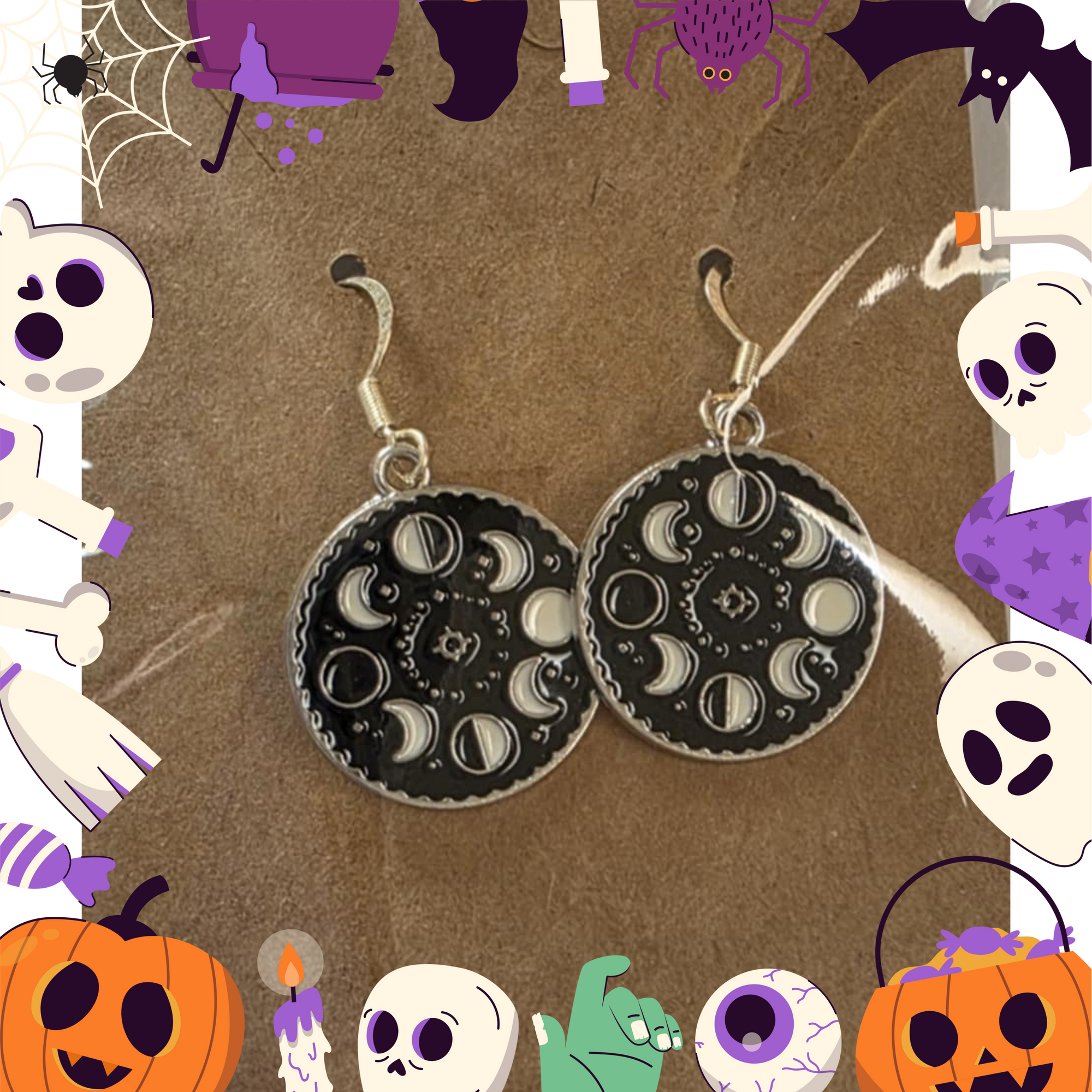 Celestial Moon Earrings