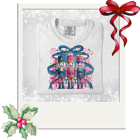Nutcrackers in Bow DTF Single Print