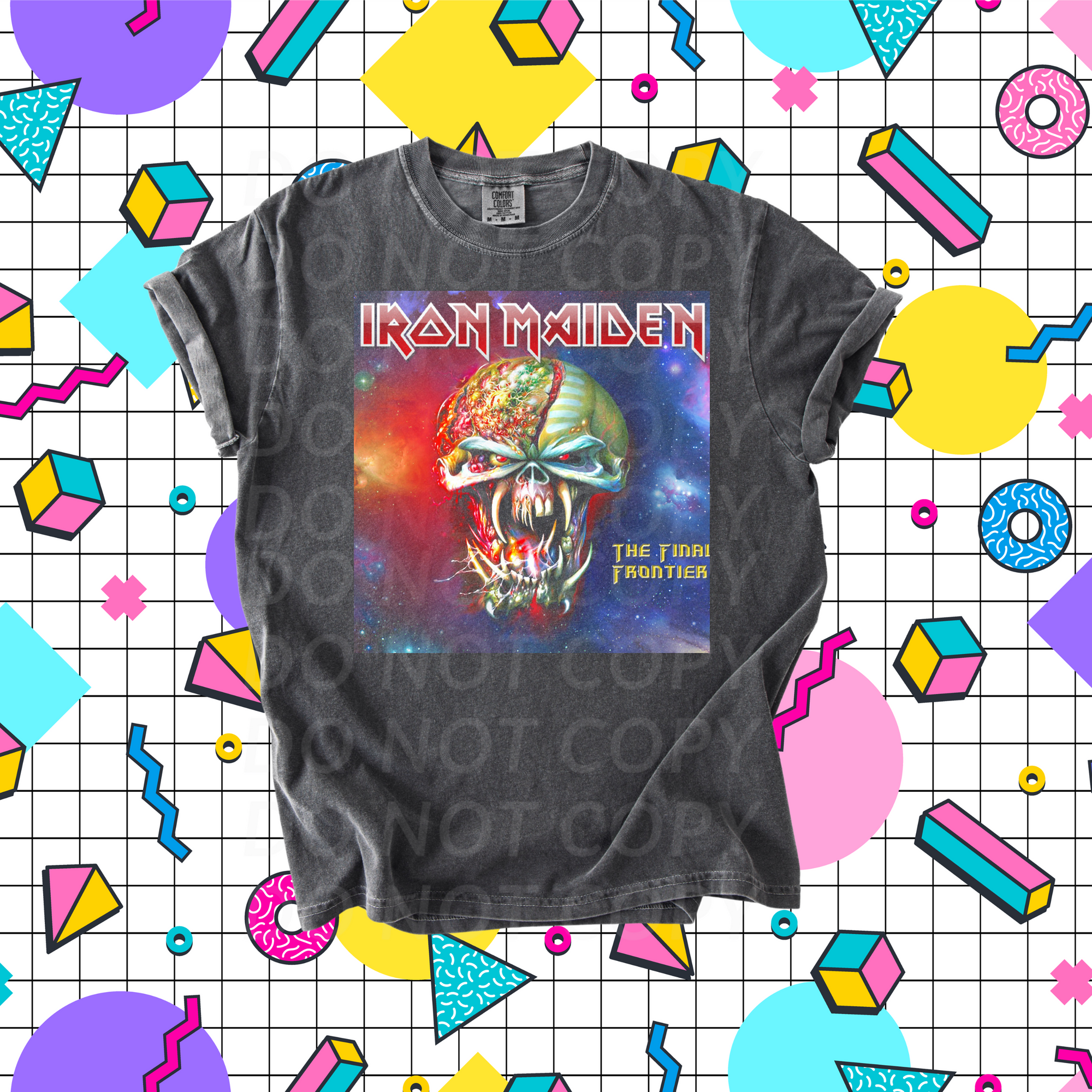 Iron Maiden (Half Tone, Dark press only) ...DTF Single Print