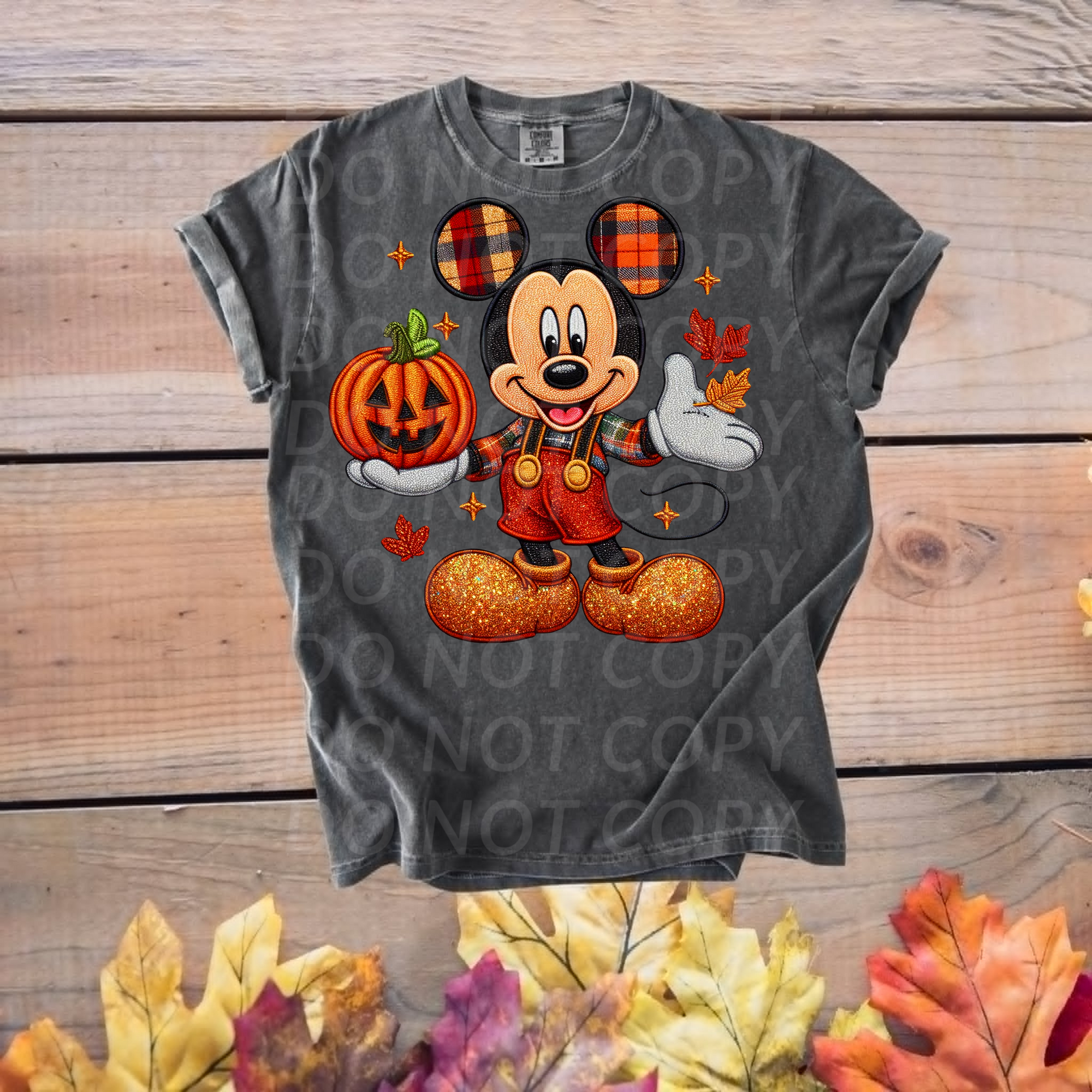 Fall Mickey Mouse ...DTF Single Print