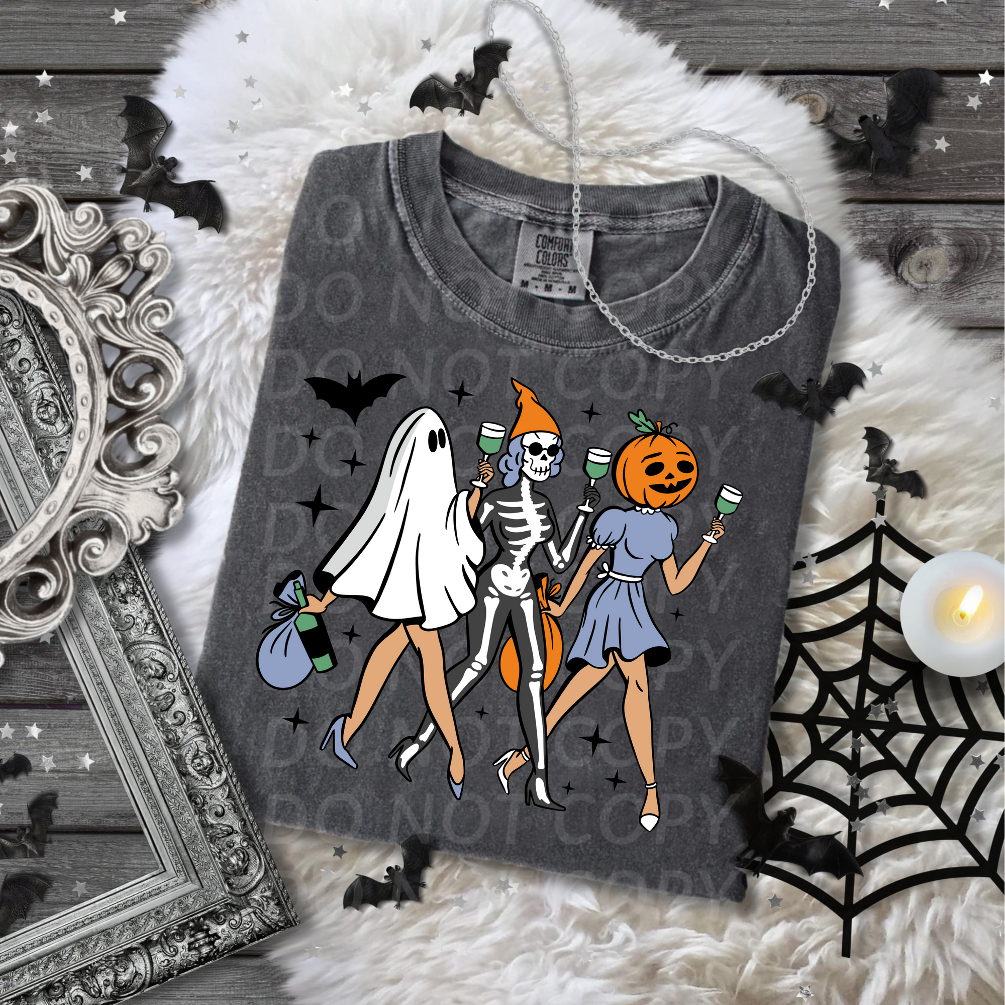 Wine Trick or Treat...DTF Single Print