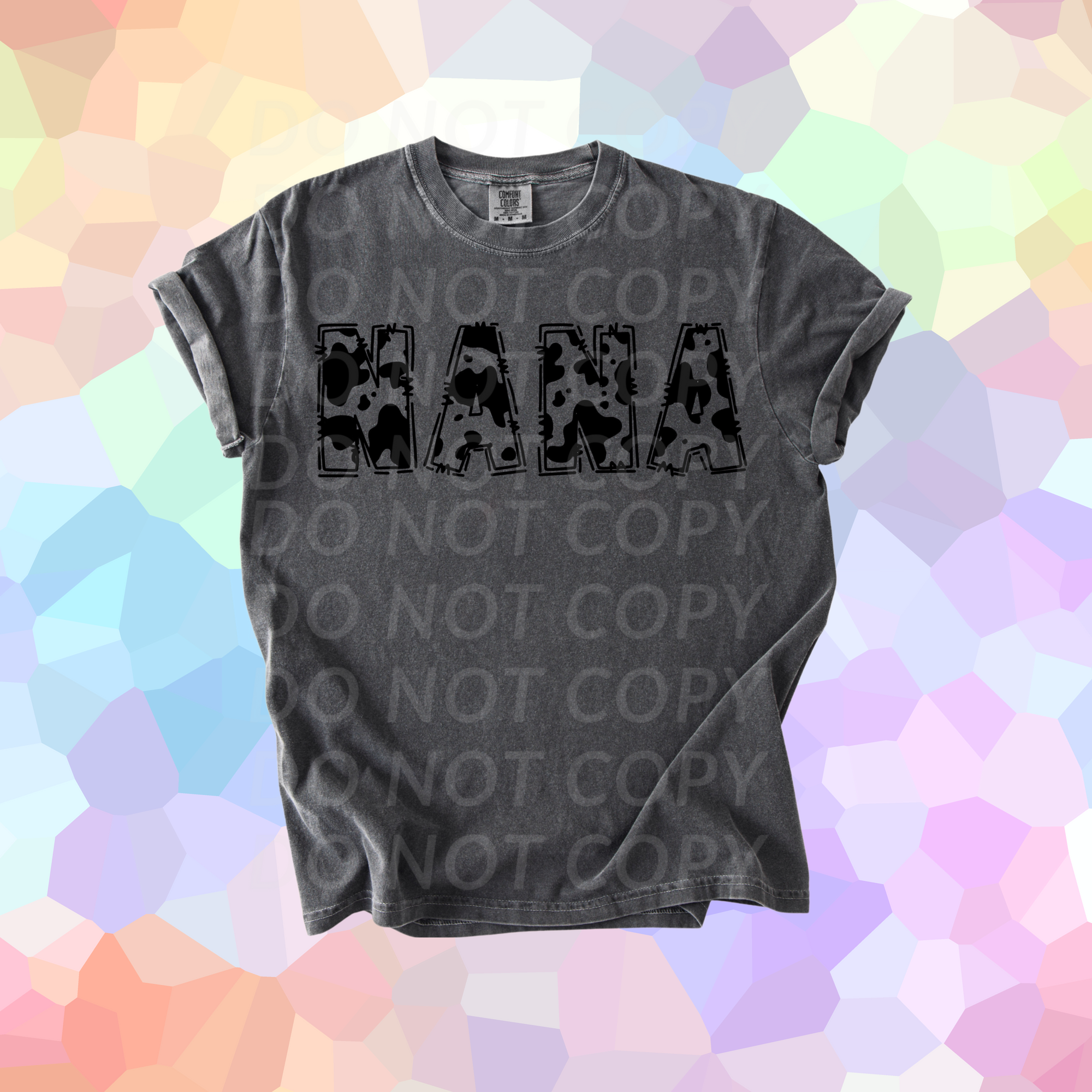 Cow Print Nana... DTF Single Print