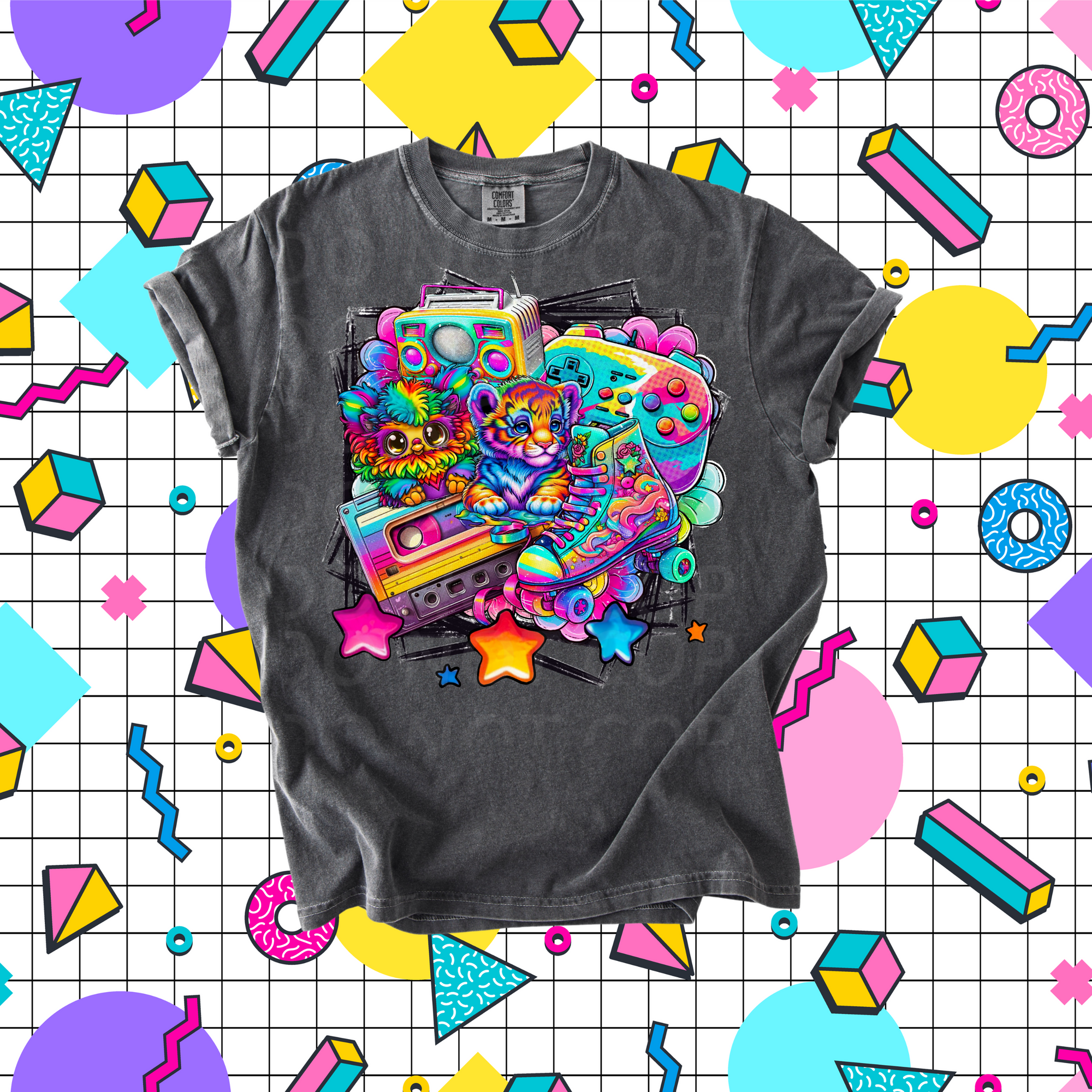 80's Neon...DTF Single Print