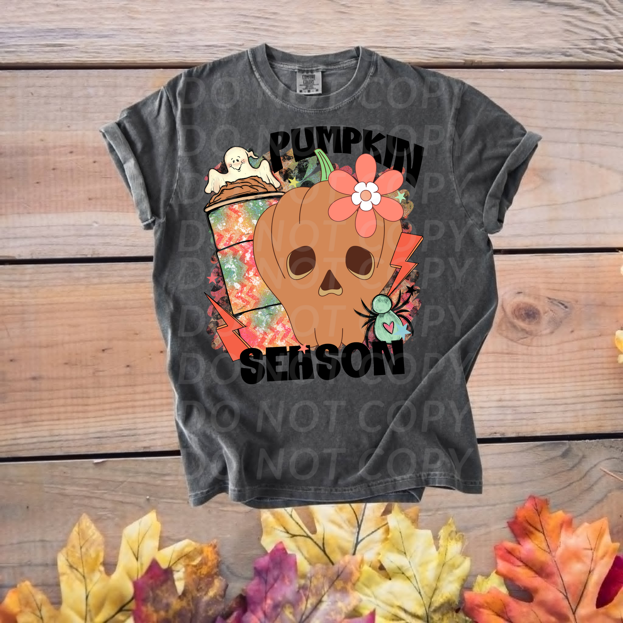 Pumpkin Season with Drink...DTF Single Print