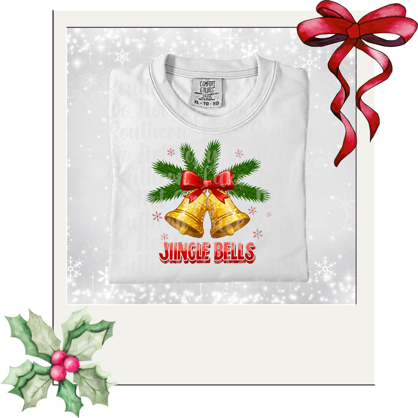Jingle Bells DTF Single Print