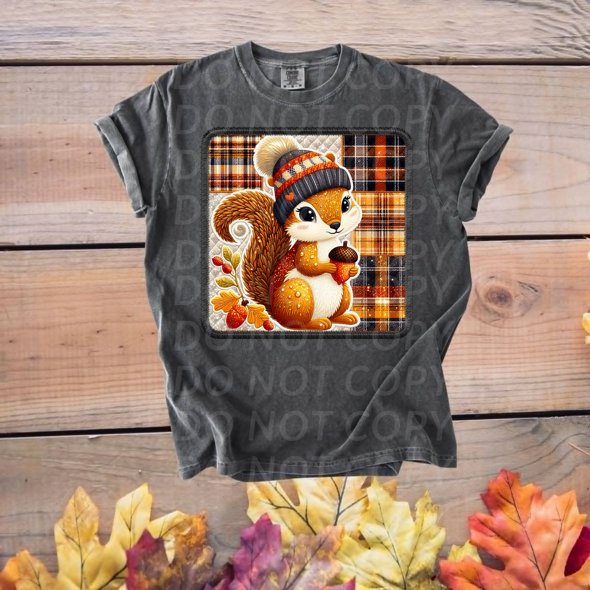 Squirrell With Acorn...DTF Single Print