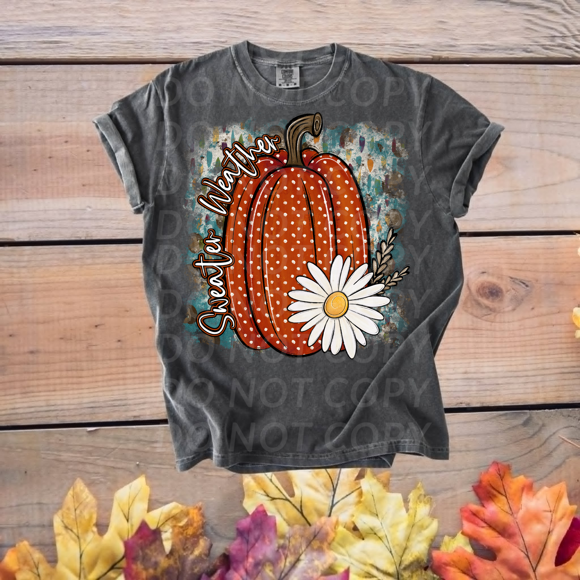 Sweater Weather with Pumpkin...DTF Single Print