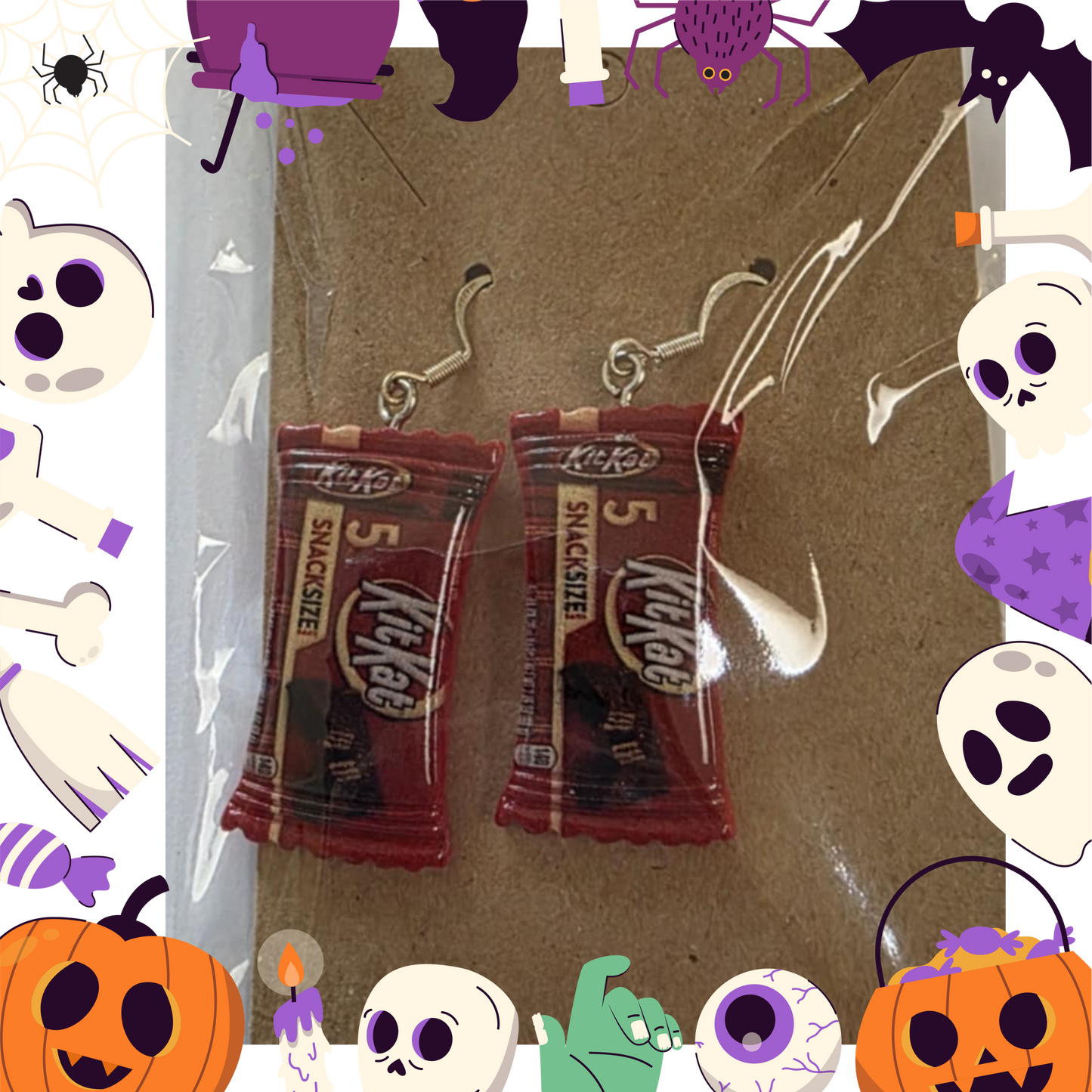 KitKat Earrings (Acrylic)