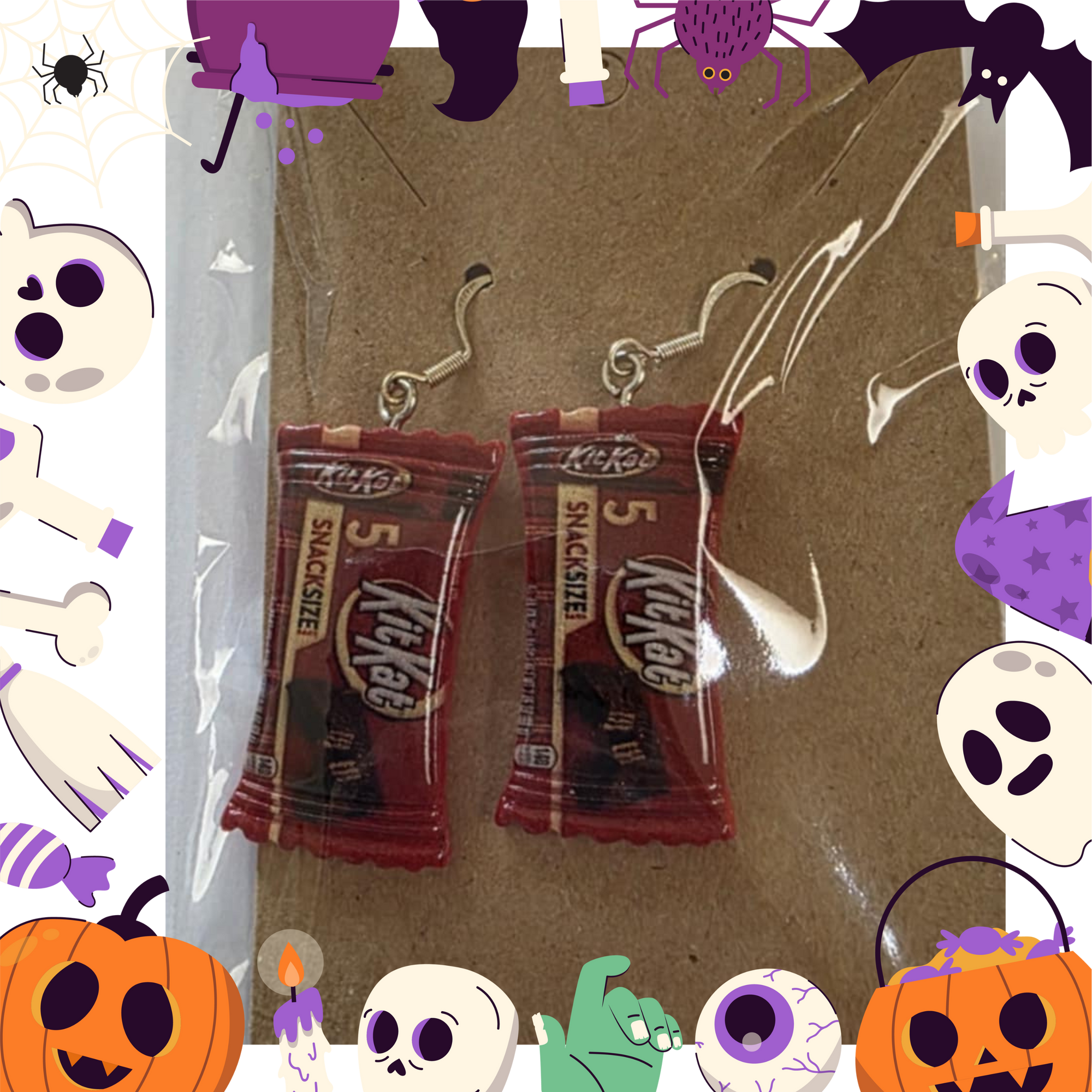 KitKat Earrings (Acrylic)