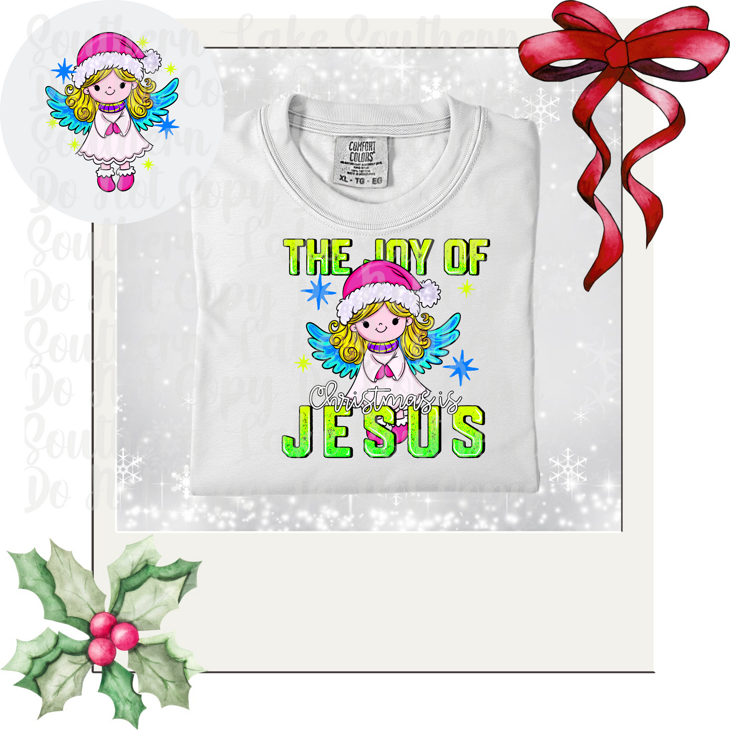 The Joy of Christmas Is Jesus DTF Single Print
