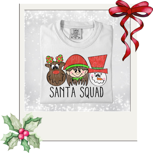 Santa Squad DTF Single Print