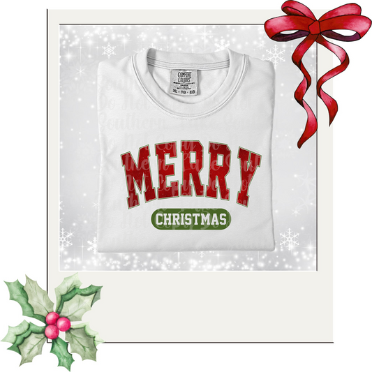 Merry Christmas DTF Single Print