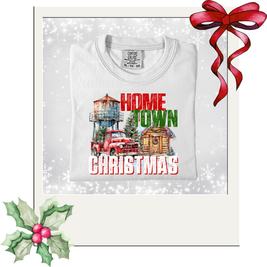 Home Town Christmas DTF Single Print