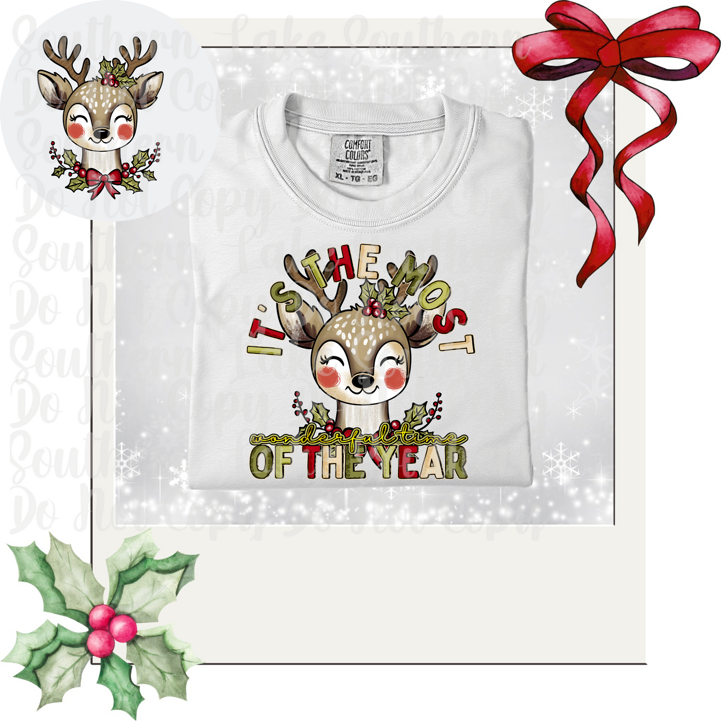 It's the Most Wonderful Time of the Year DTF Single Print