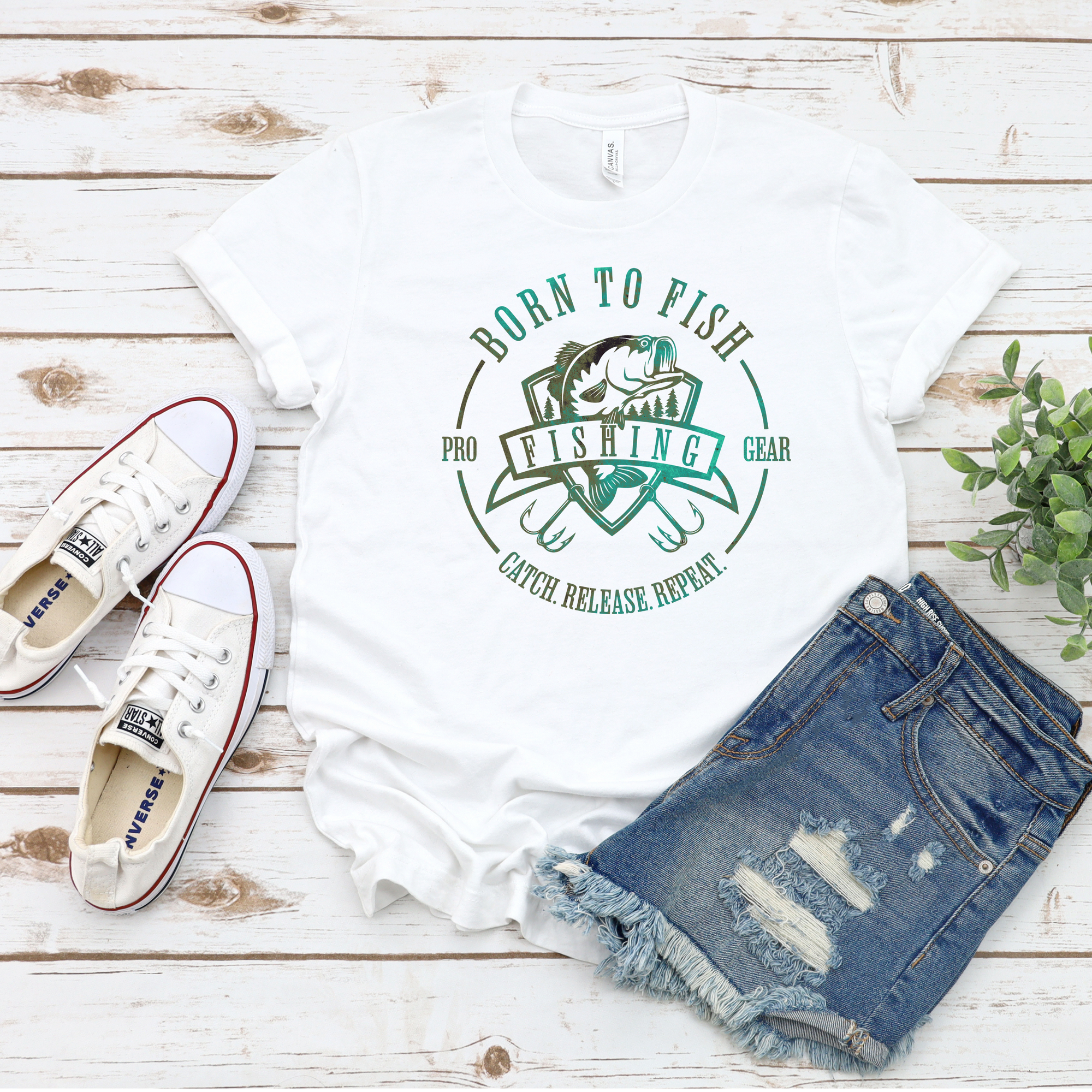 Born To Fish DTF Single Print