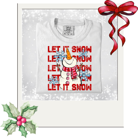 Let it Snow DTF Single Print