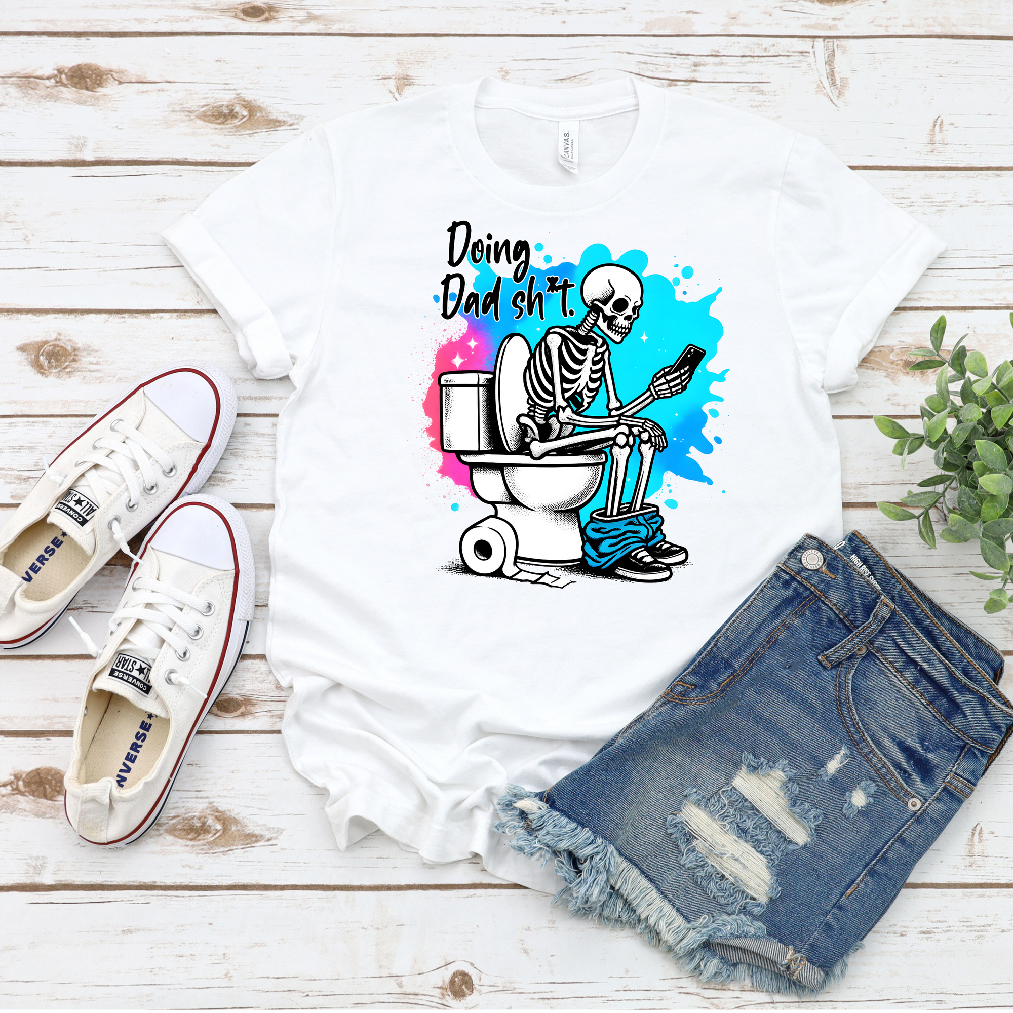 Doing Dad Shit DTF Single Print