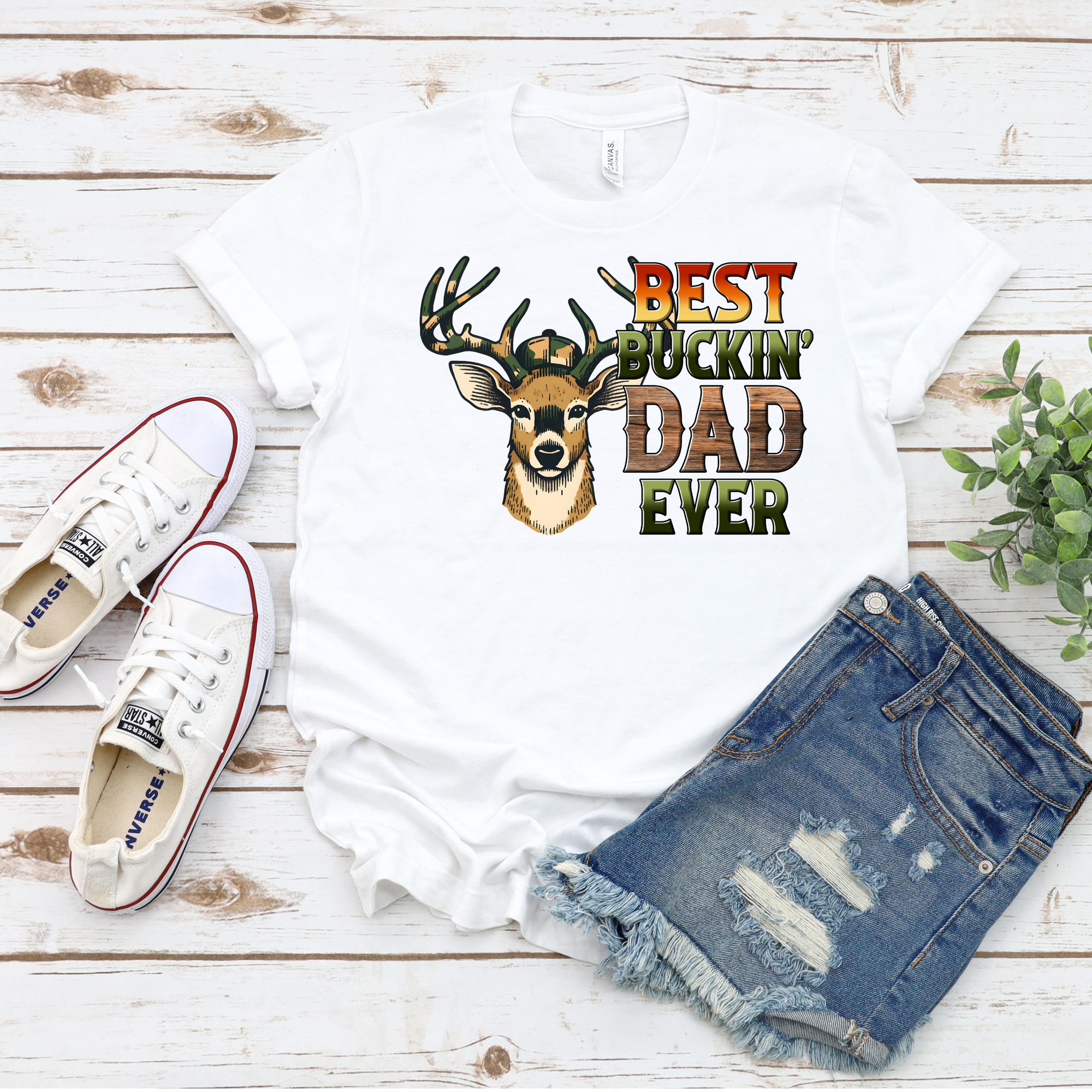 Best Buckin Dad Ever DTF Single Print