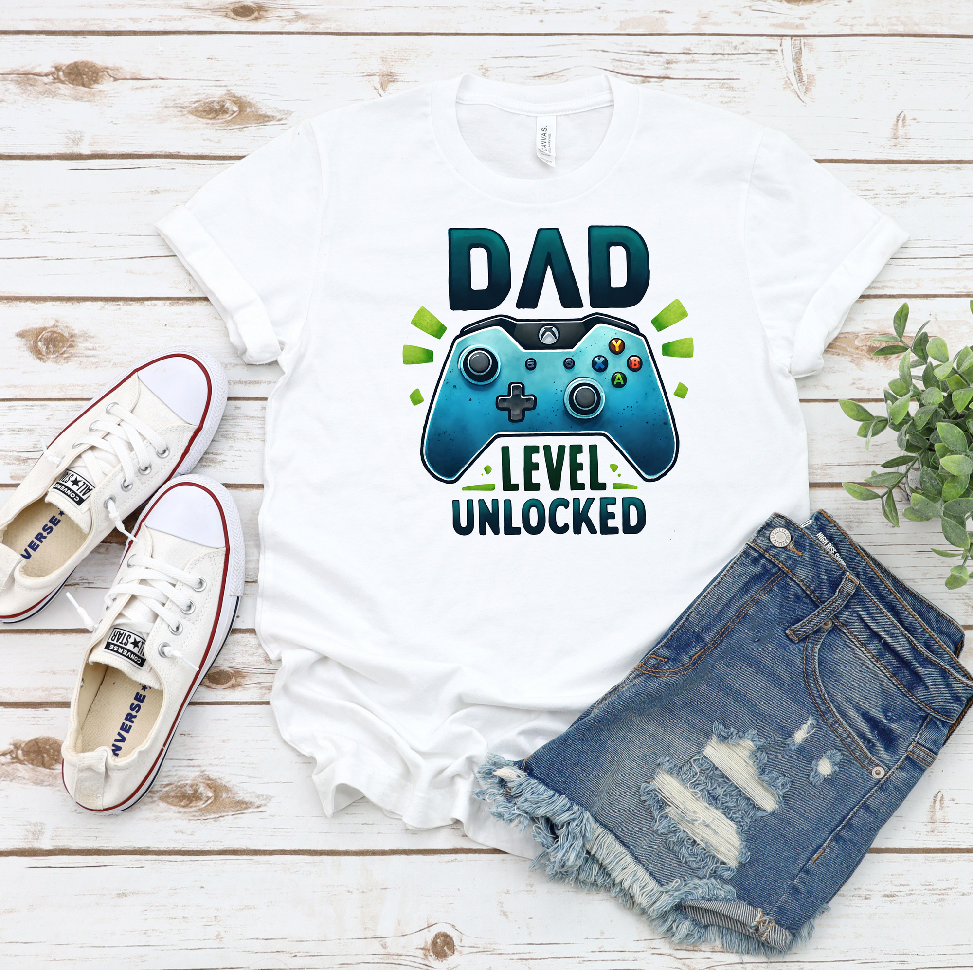 Dad Level Unlocked DTF Single Print