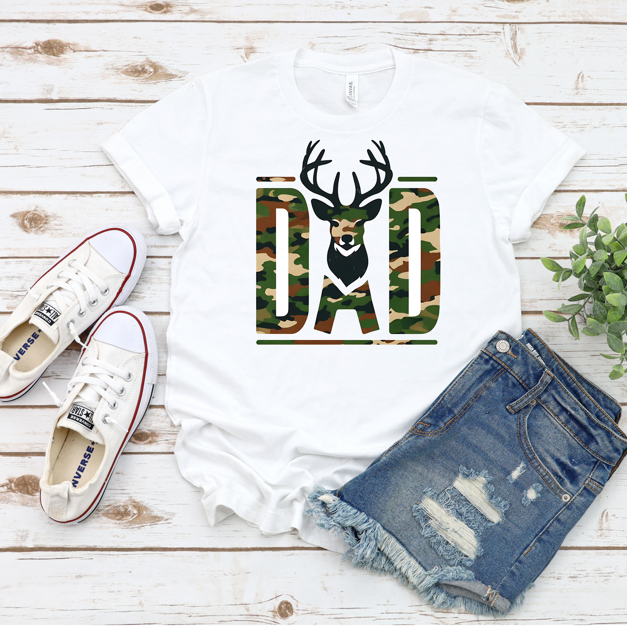 Dad Deer DTF Single Print