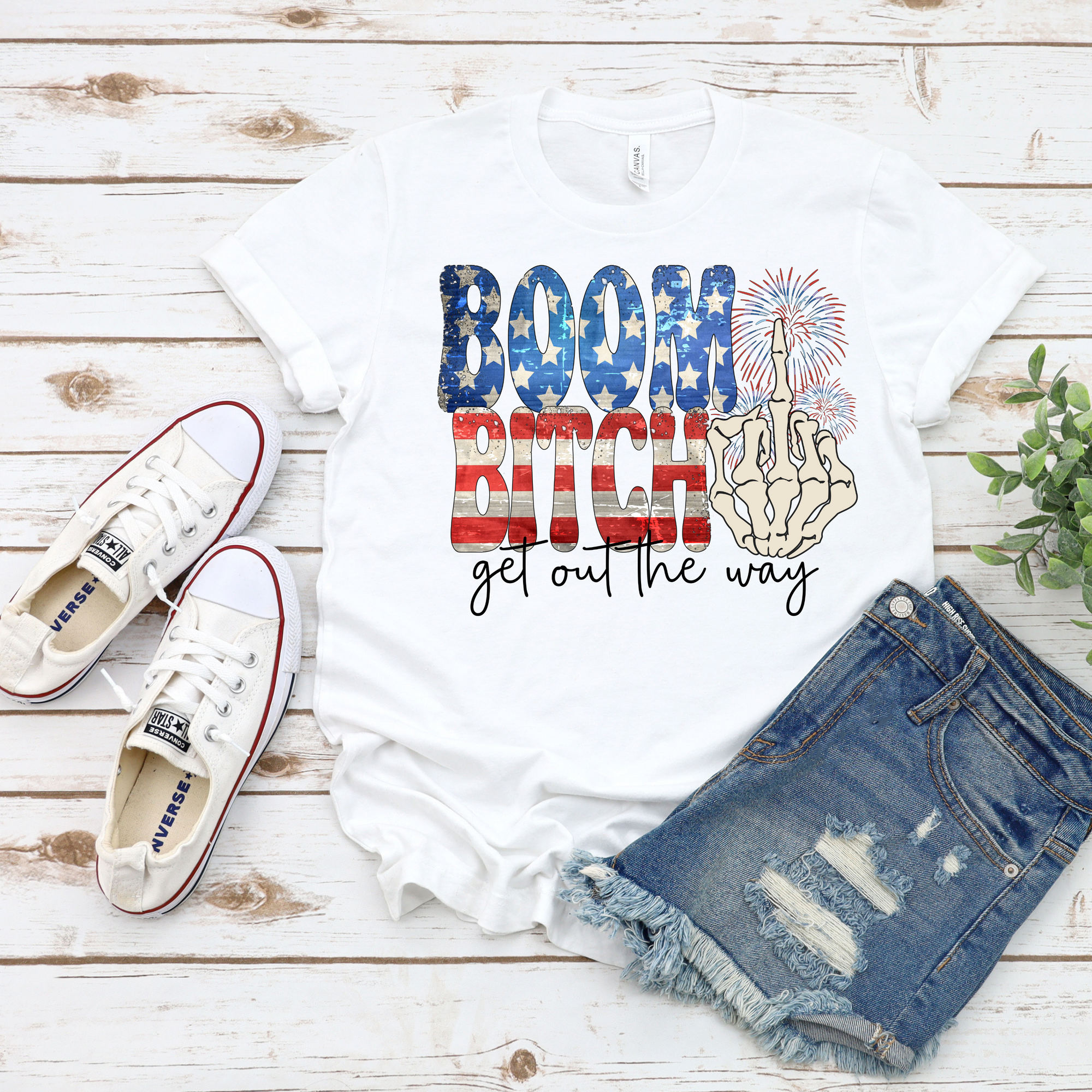 Boom Bitch Get out the Way DTF Single Print