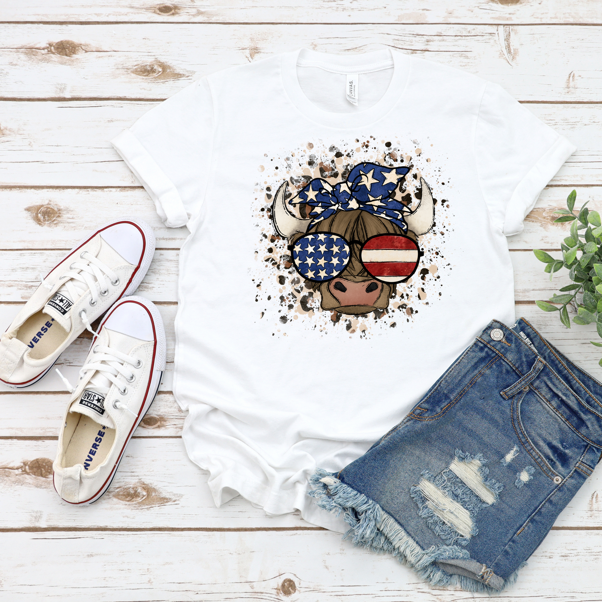 American Cow DTF Single Print