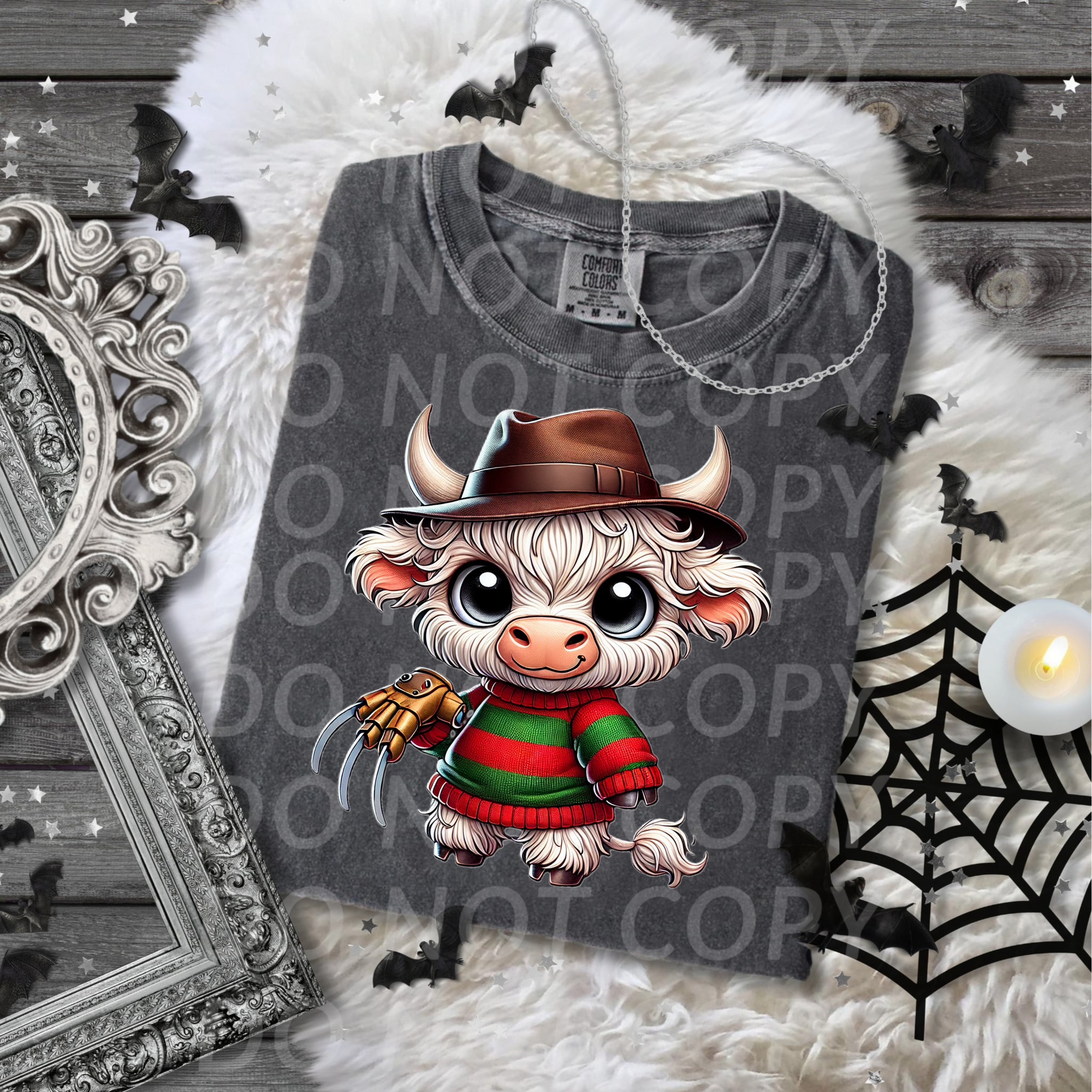 Freddy Krueger Cow...DTF Single Print