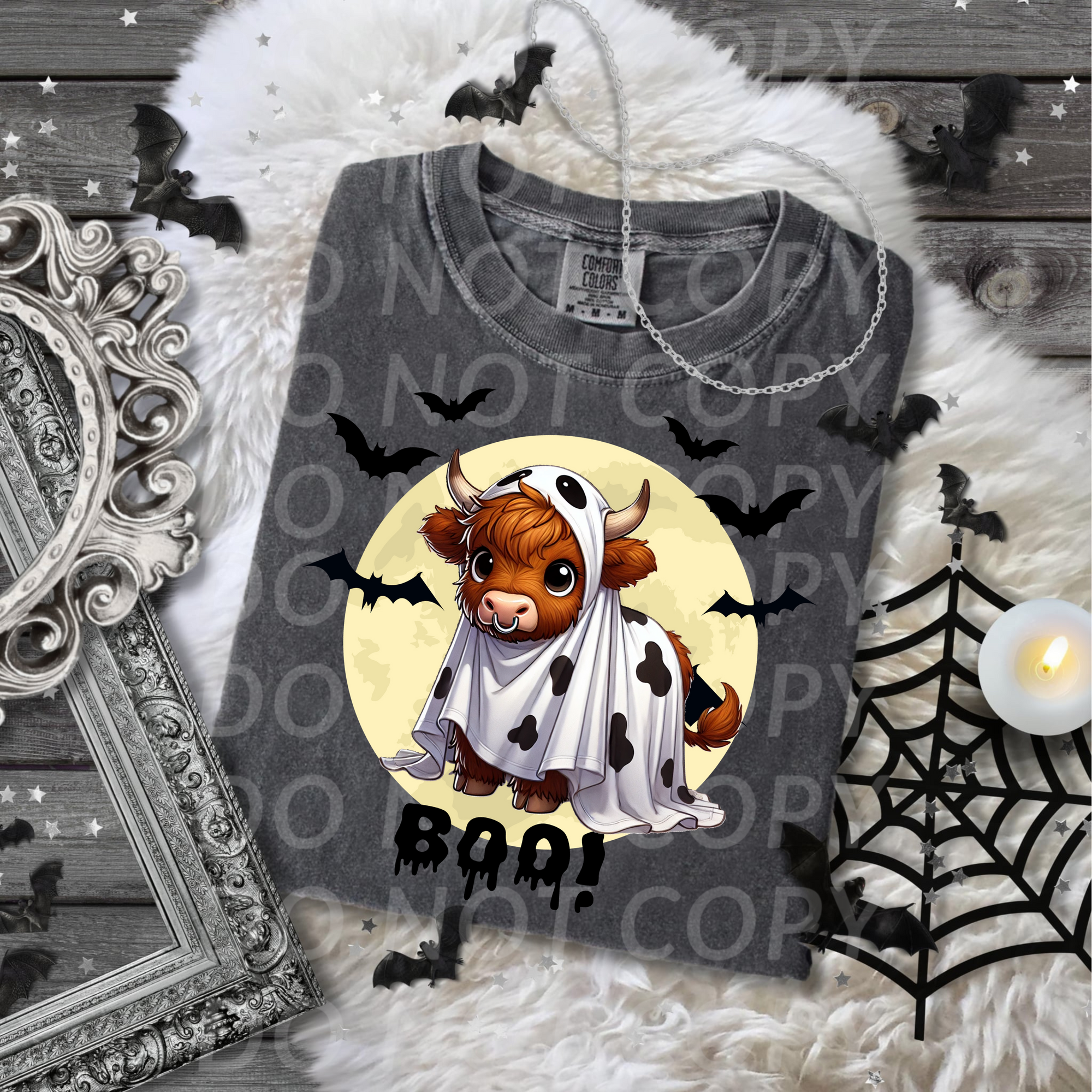Ghost Cow...DTF Single Print