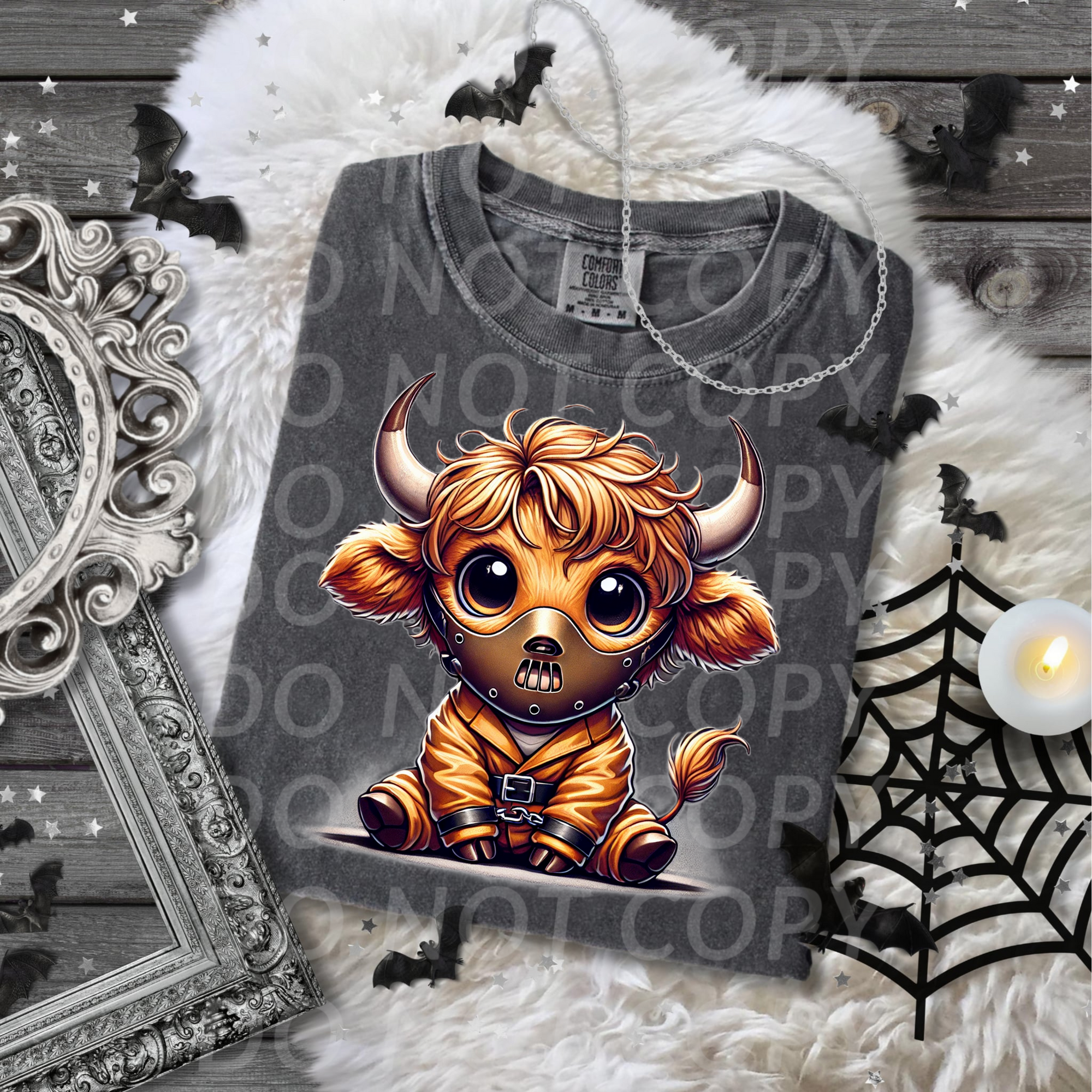 Hannibal Lector Cow...DTF Single Print