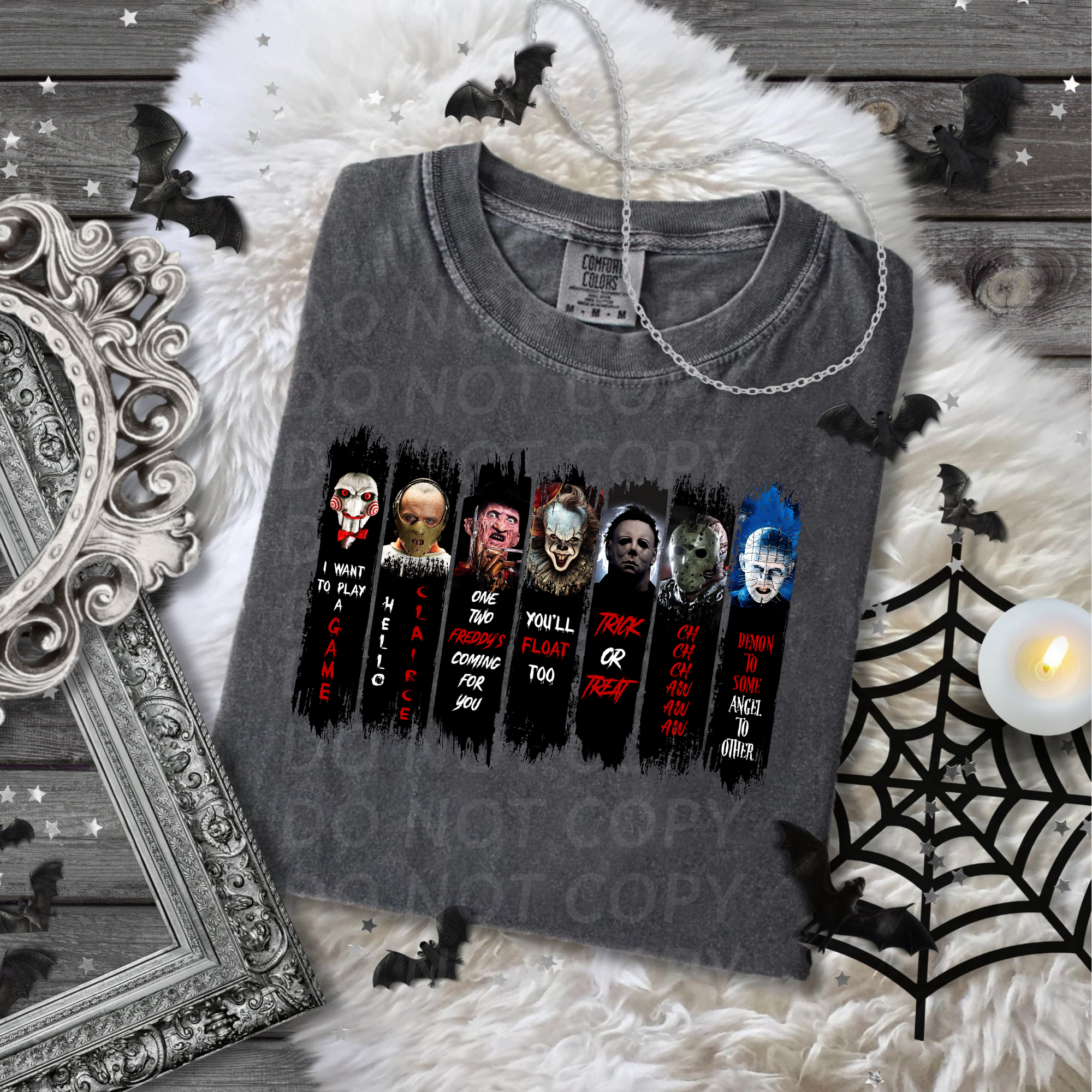 Horror Characters...DTF Single Print