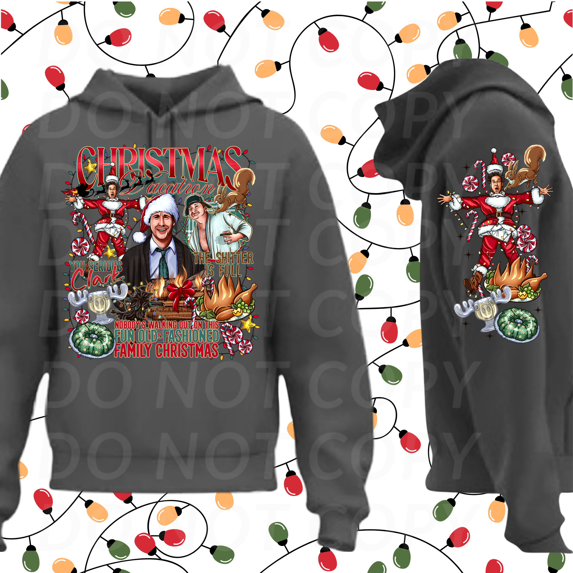 Christmas Vacation (curse words)..DTF Single Print