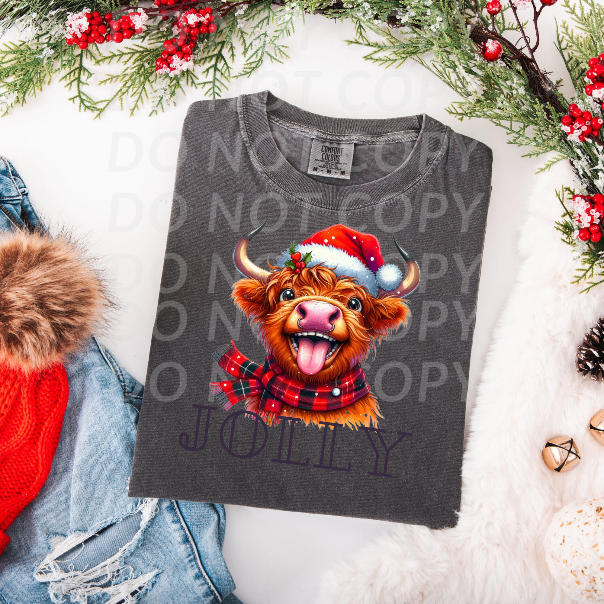 Jolly Cow...DTF Single Print