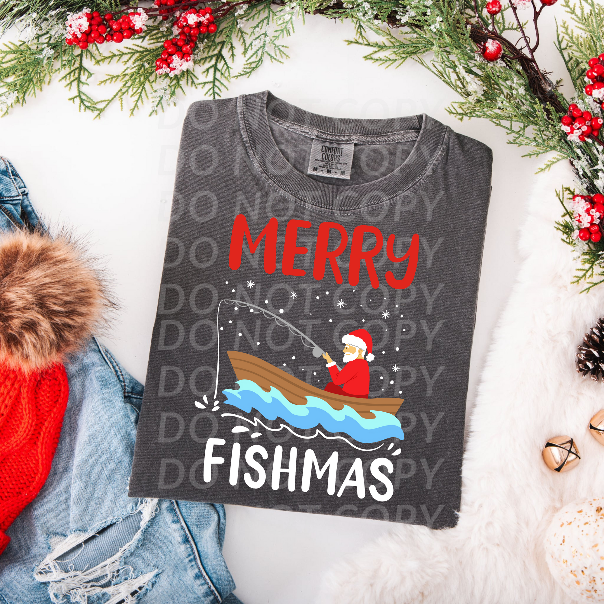 Merry Fishmas...DTF Single Print