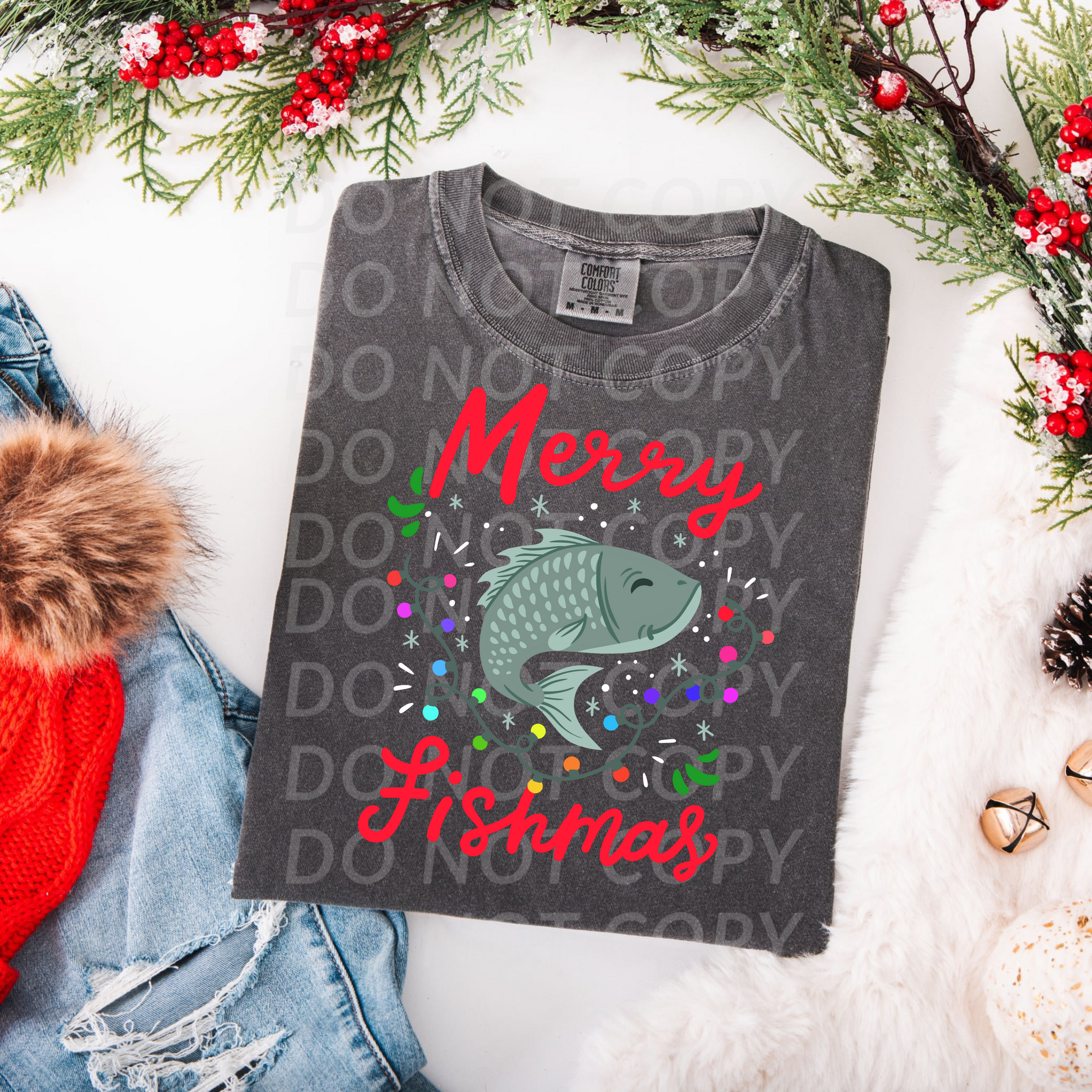 Merry Fishmas...DTF Single Print
