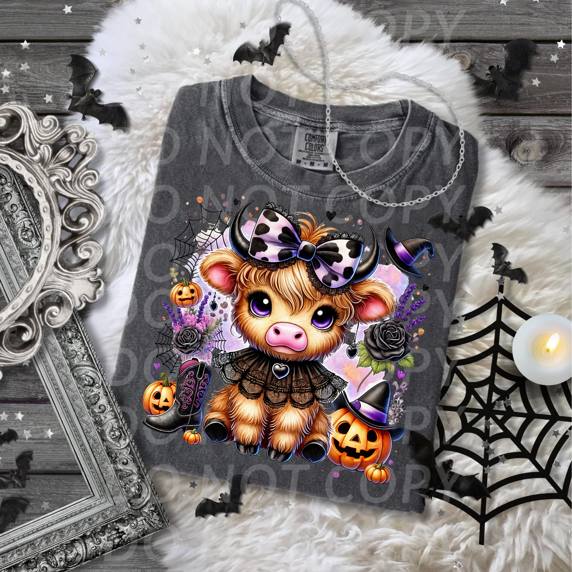 Cow in Mourning...DTF Single Print
