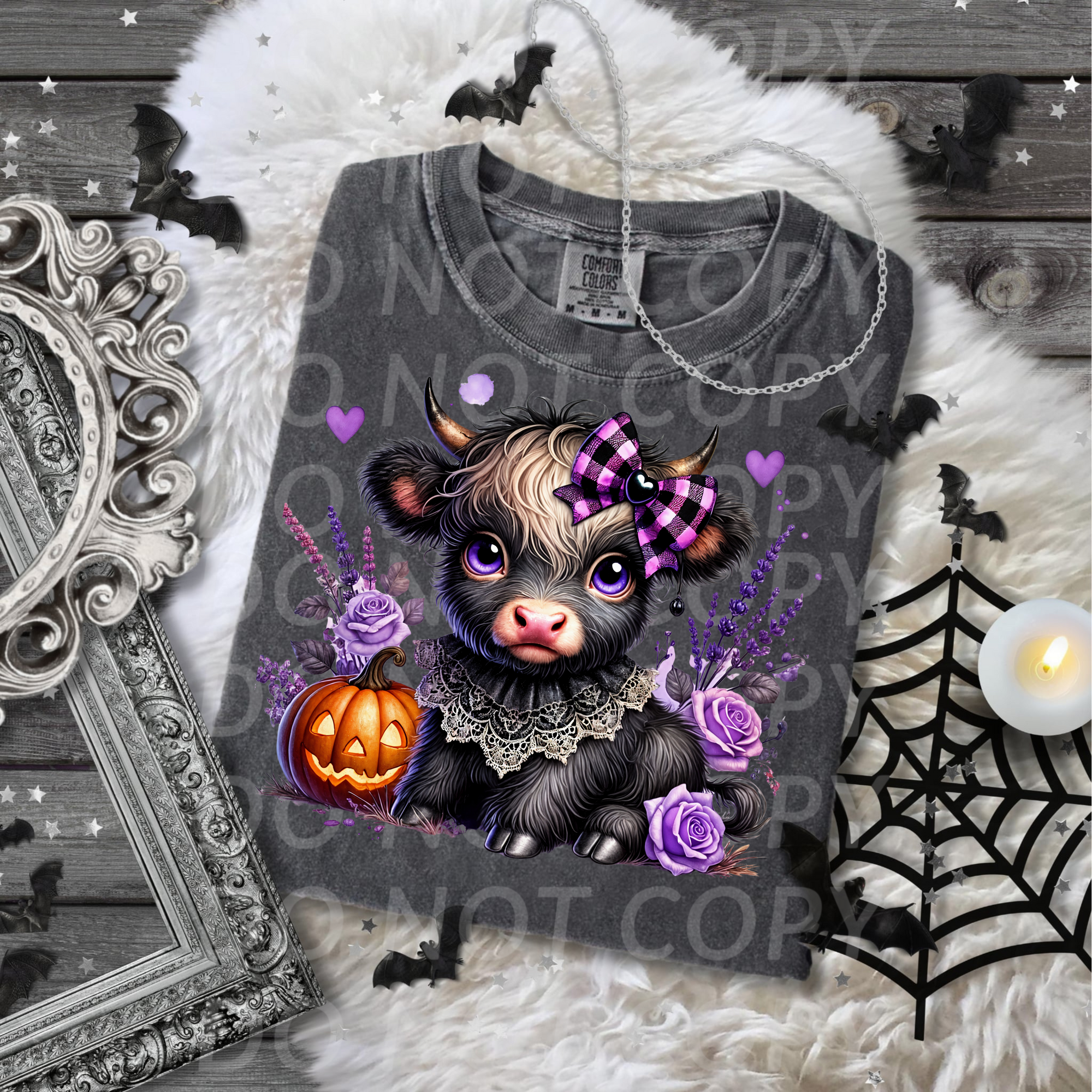 Old Fashion Spooky Cow...DTF Single Print